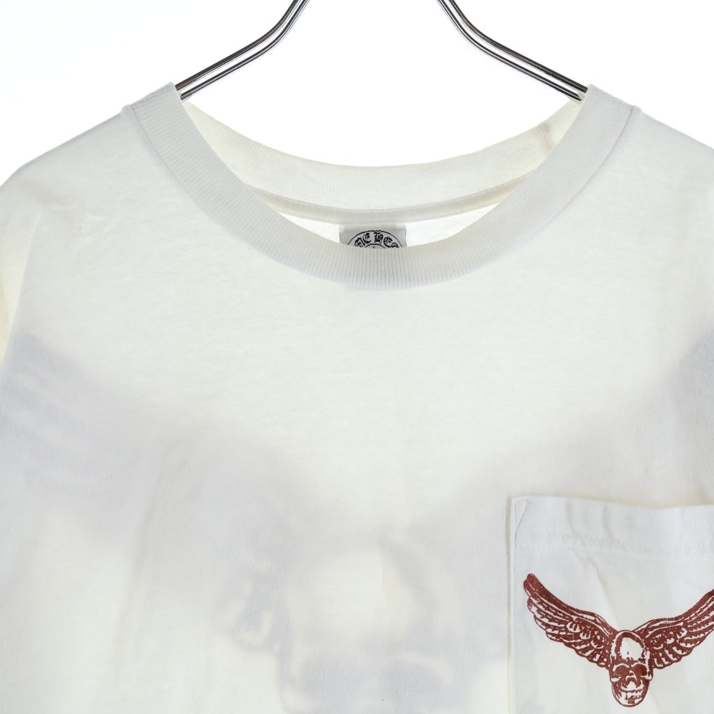 CHROME HEARTS(クロムハーツ) OLD FOTI オールドフォティマハリアプリント 半袖Tシャツカットソー ホワイト