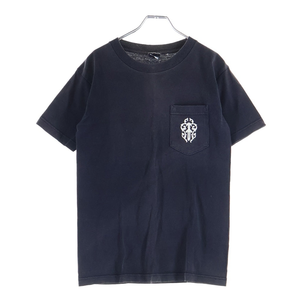 CHROME HEARTS(クロムハーツ) OLD DAGGER S/S ヴィンダガー バックホースシュープリント 半袖Tシャツカットソー ブラック