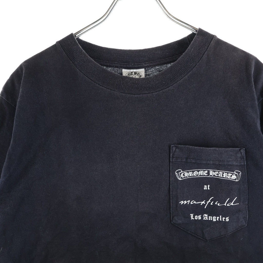 CHROME HEARTS(クロムハーツ) OLD S/S TEE オールド マックスフィールド バックダガープリント半袖Tシャツカットソー ブラック