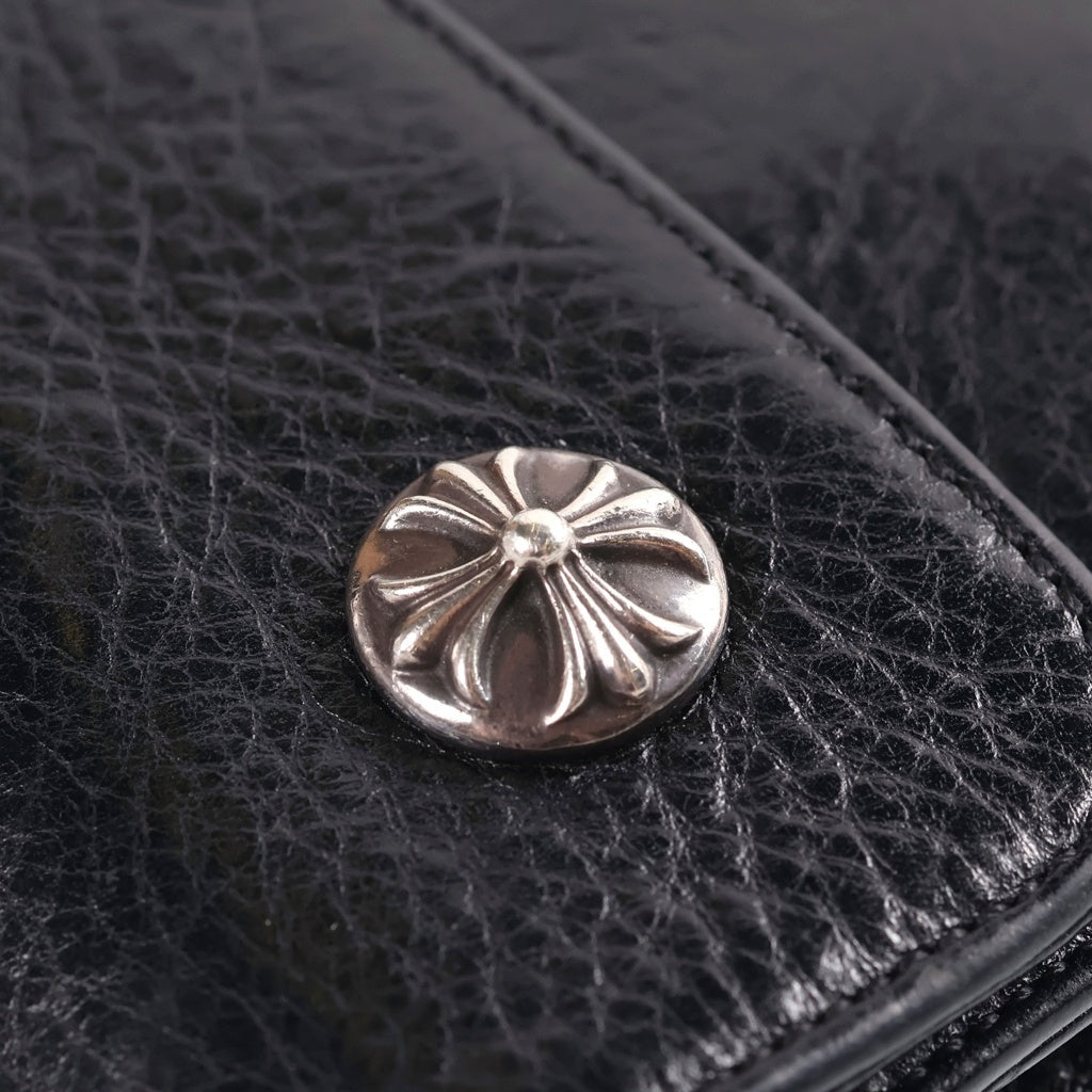 CHROME HEARTS(クロムハーツ) WAVE ウェーブ レザーウォレット 財布 ブラック