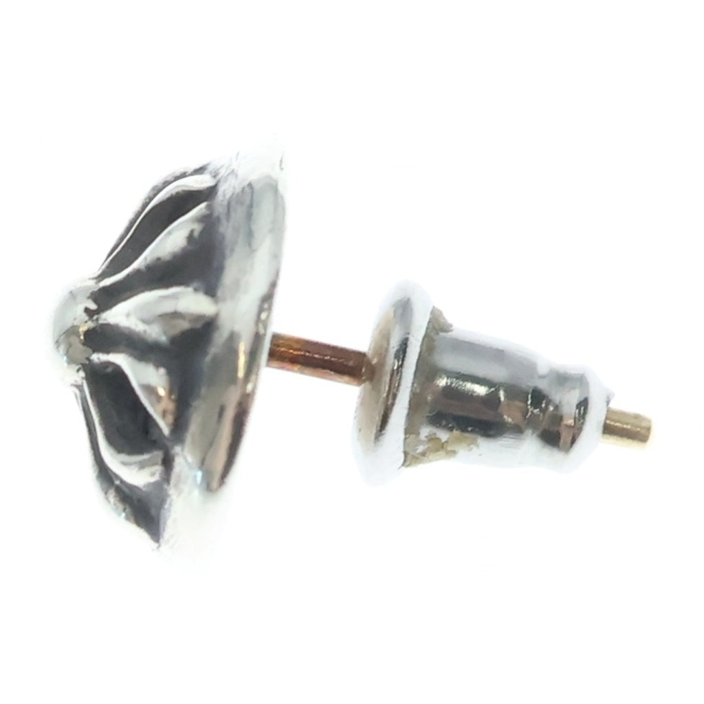 CHROME HEARTS(クロムハーツ) STUD CRSBLL クロスボールスタッドピアス シルバー BCA110