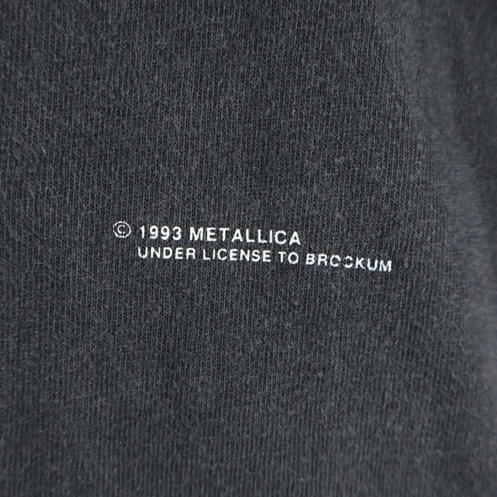 VINTAGE(ヴィンテージ) 90s METALLIFUKINCA BROCKUM メタリカ クルーネックTシャツ ブラック