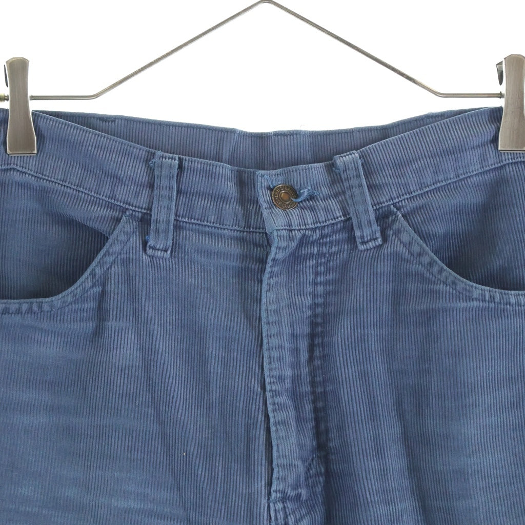Levi's(リーバイス) VINTAGE 70s 519 42TALON コーディロイ 白タブ ストレートパンツ ブルー