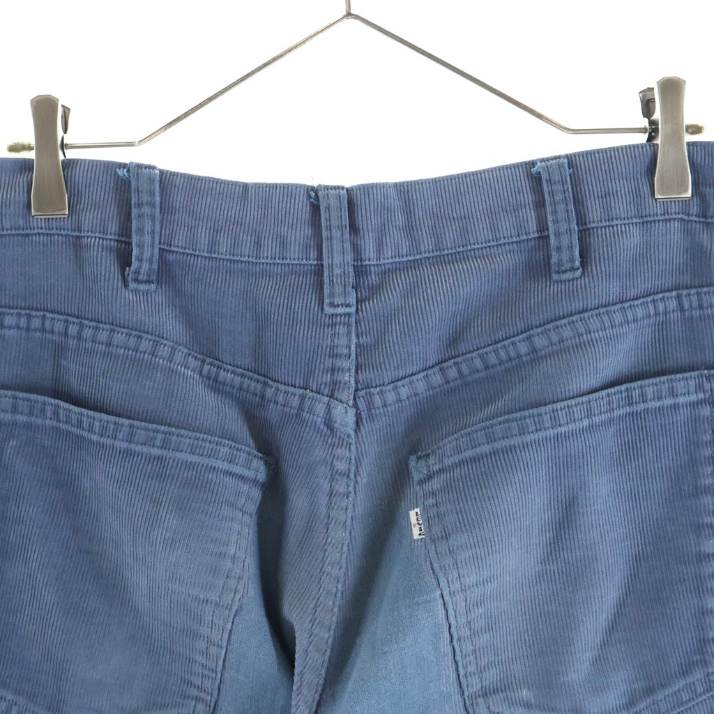 Levi's(リーバイス) VINTAGE 70s 519 42TALON コーディロイ 白タブ ストレートパンツ ブルー