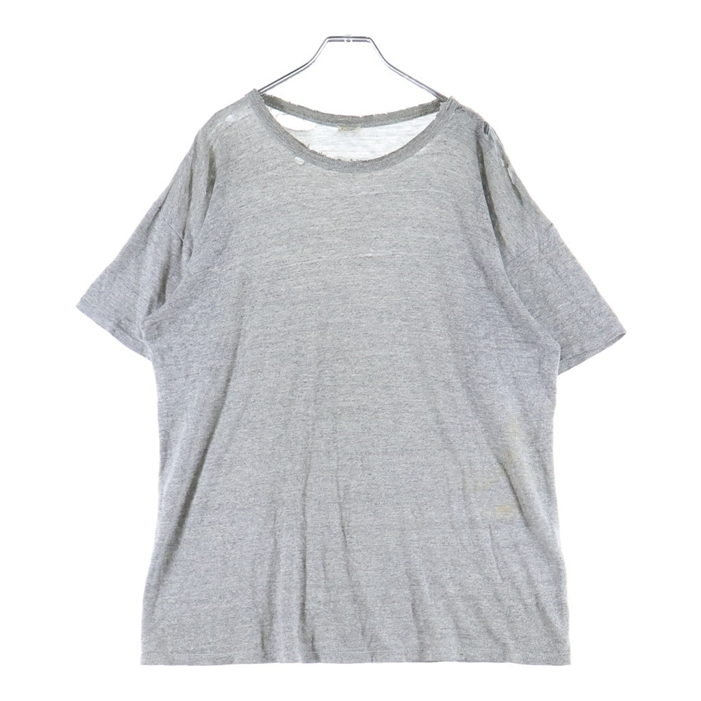 CHAMPION(チャンピオン) VINTAGE 80s トリコタグ プレーン クルーネックTシャツ グレー