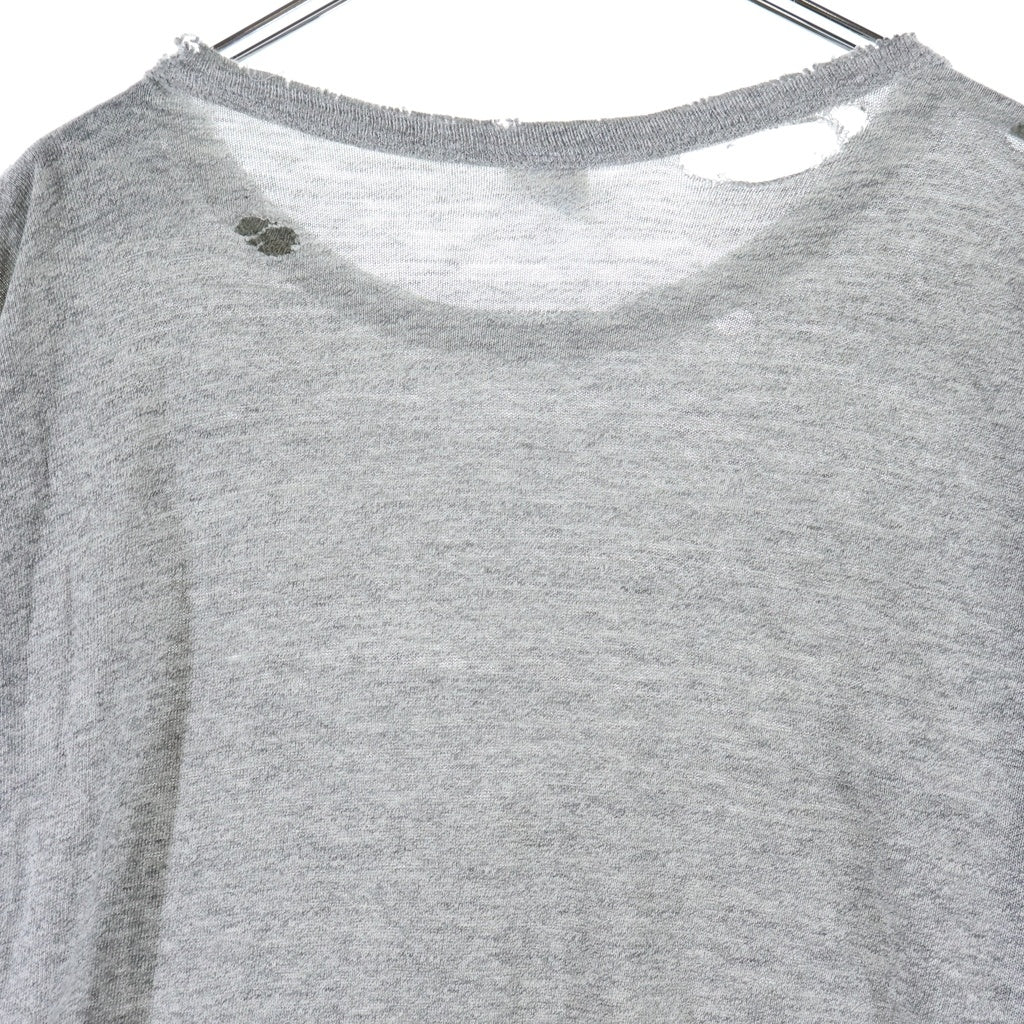 CHAMPION(チャンピオン) VINTAGE 80s トリコタグ プレーン クルーネックTシャツ グレー