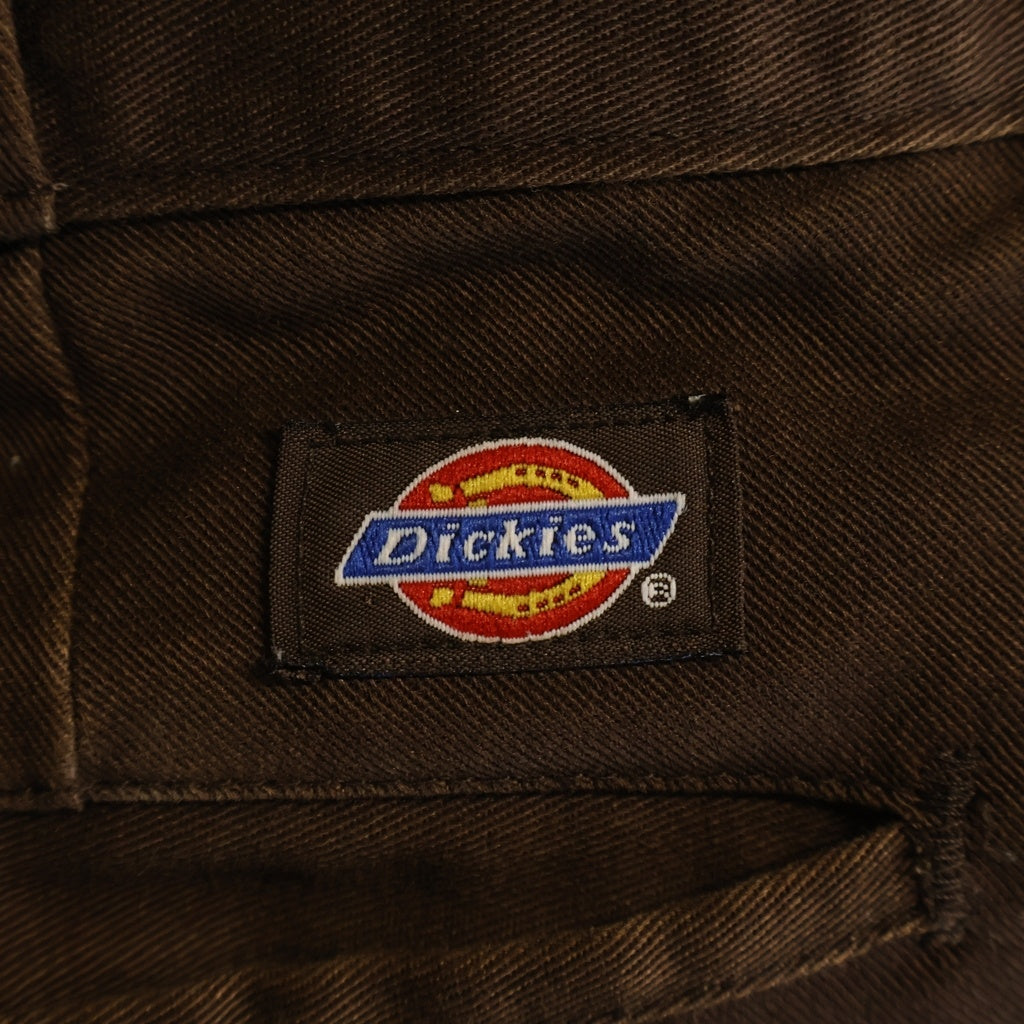 Dickies(ディッキーズ) 80s 圧着タグ TALONジップ バック折りステ ツイル ワークパンツ ブラウン