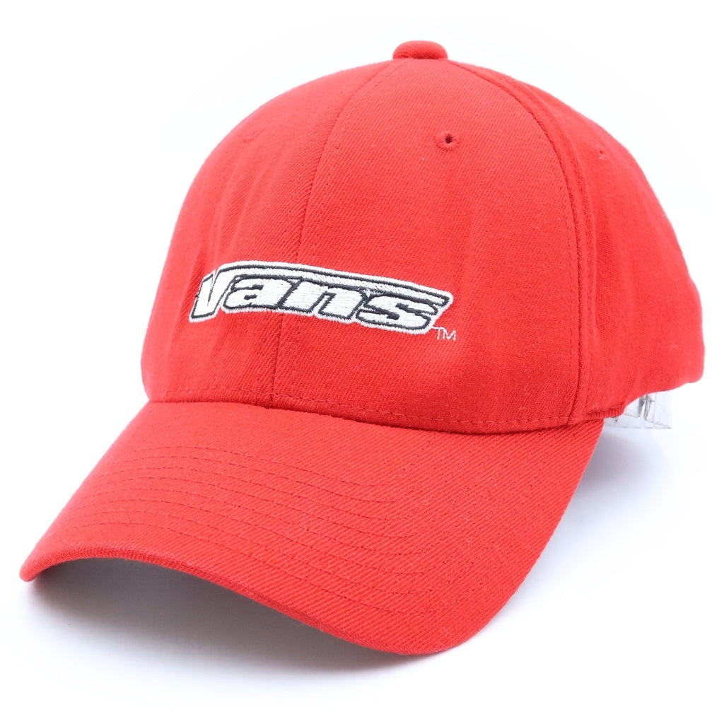 VANS(ヴァンズ) 80s-90s TMVANSロゴ フロントロゴ FLEXFIT M-XL キャップ ウール レッド
