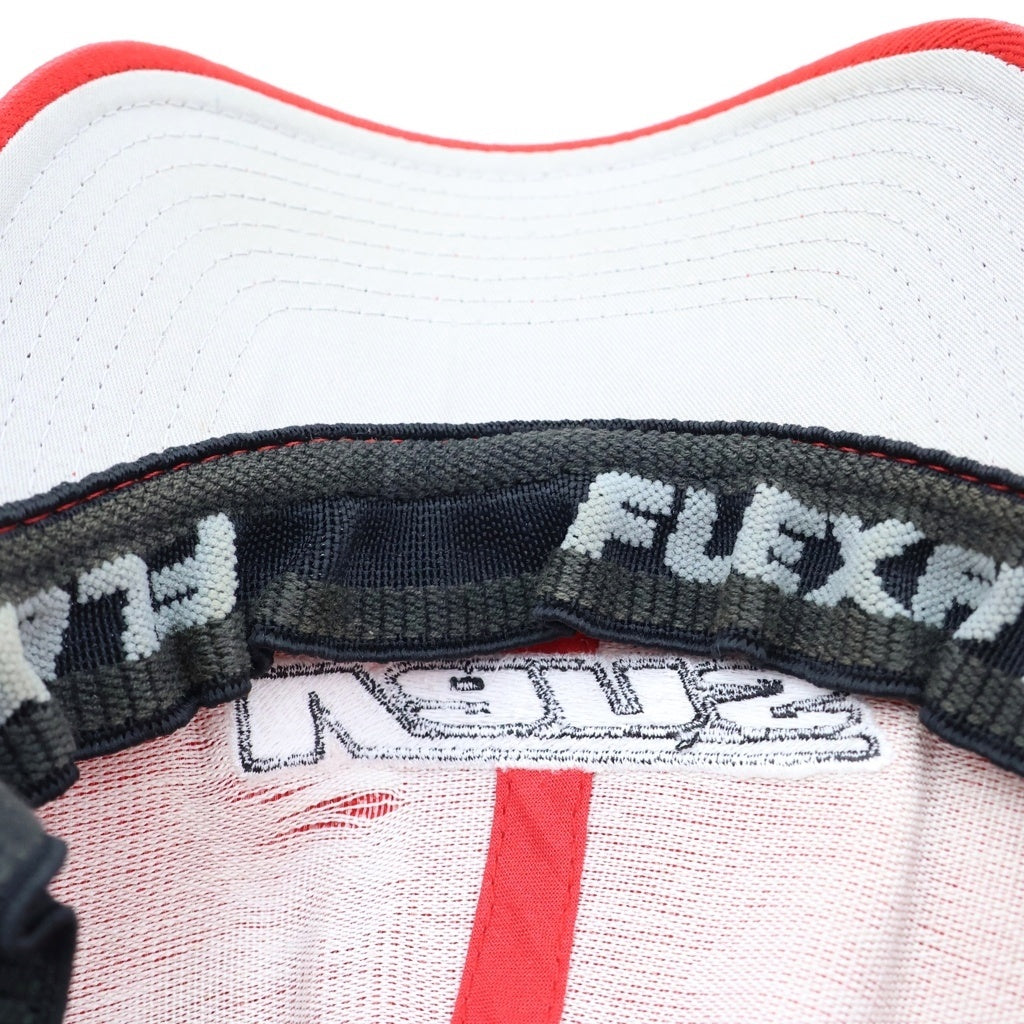 VANS(ヴァンズ) 80s-90s TMVANSロゴ フロントロゴ FLEXFIT M-XL キャップ ウール レッド