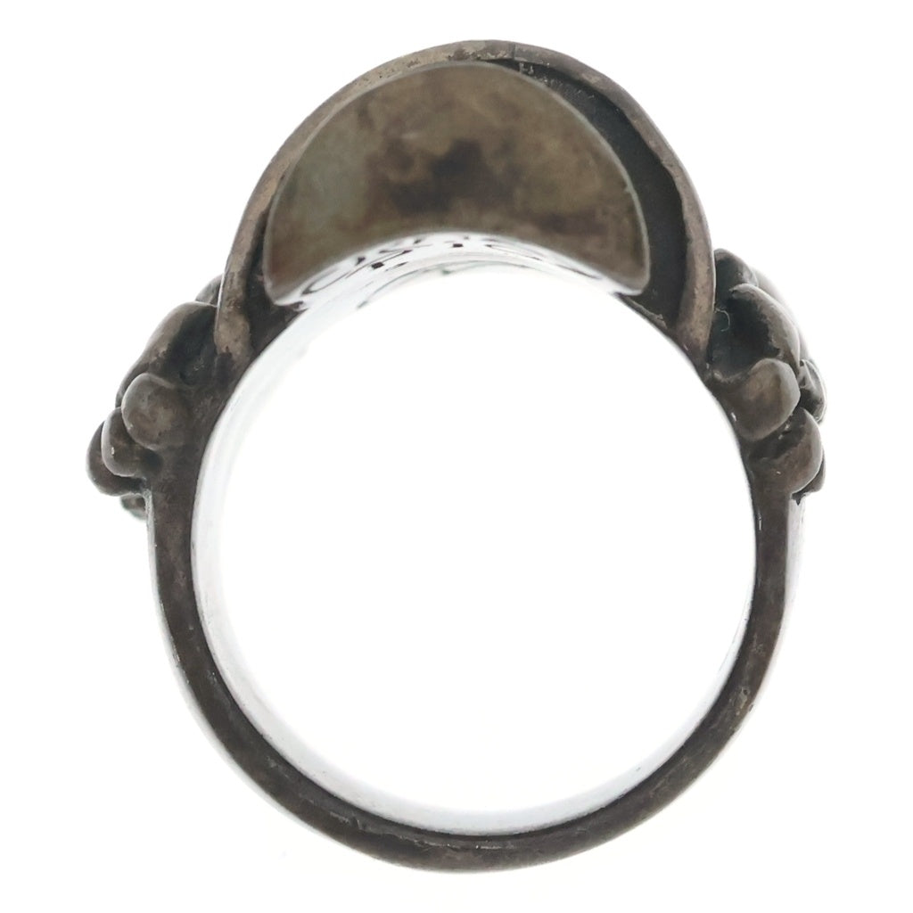 CRAZY PIG(クレイジーピッグ) MASCOT SKULL RING シルクハット スカル リング シルバー