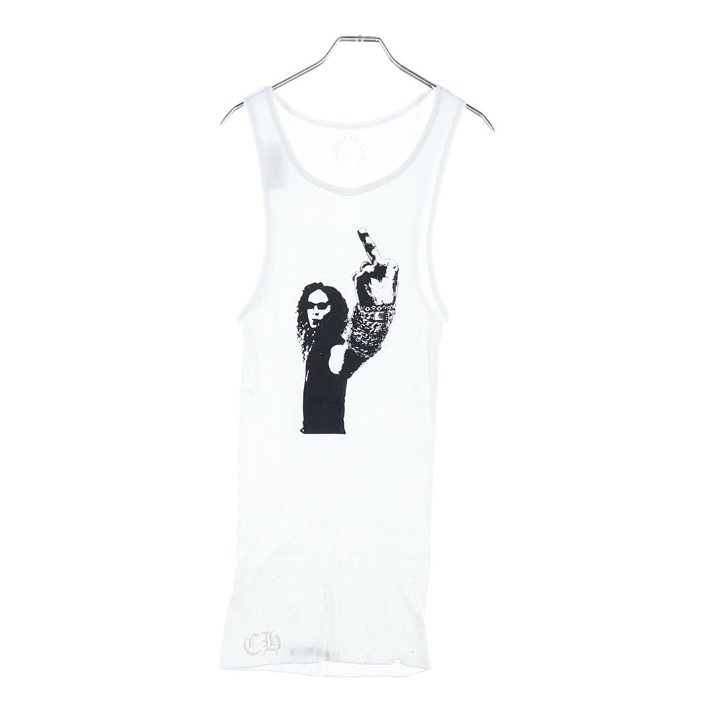 CHROME HEARTS(クロムハーツ) RIB TANK リチャードスターク タンクトップ ノースリーブシャツ ホワイト