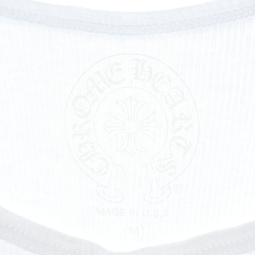 CHROME HEARTS(クロムハーツ) RIB TANK リチャードスターク タンクトップ ノースリーブシャツ ホワイト