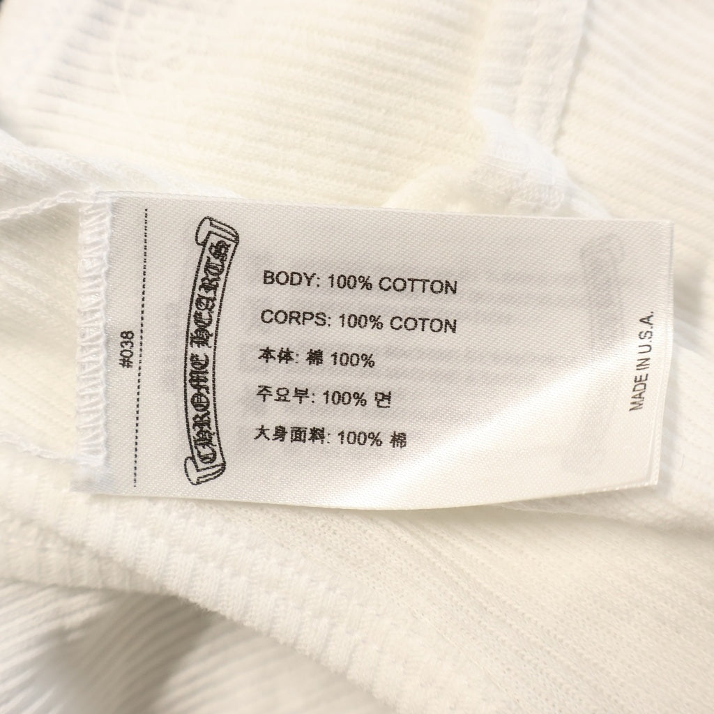 CHROME HEARTS(クロムハーツ) RIB TANK リチャードスターク タンクトップ ノースリーブシャツ ホワイト