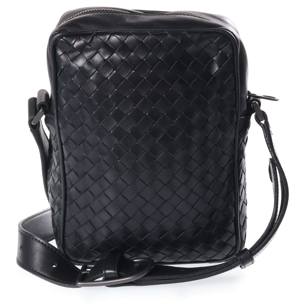 BOTTEGA VENETA(ボッテガヴェネタ) イントレチャート レザー ショルダーバッグ 113092 V4651 1000 ブラック
