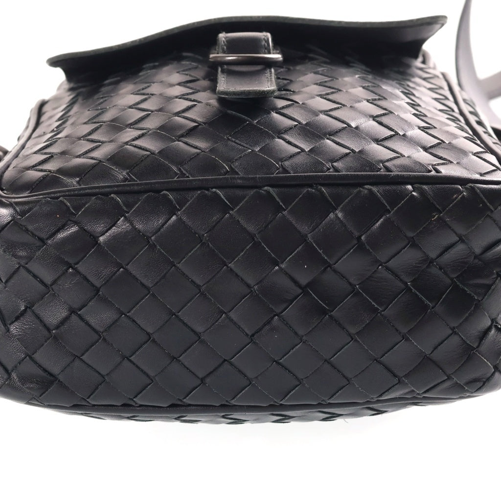 BOTTEGA VENETA(ボッテガヴェネタ) イントレチャート レザー ショルダーバッグ 113092 V4651 1000 ブラック