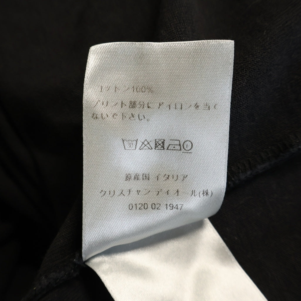 DIOR(ディオール) ロゴ刺繍 コットンジャージー Tシャツ ブラック 293J659A0554