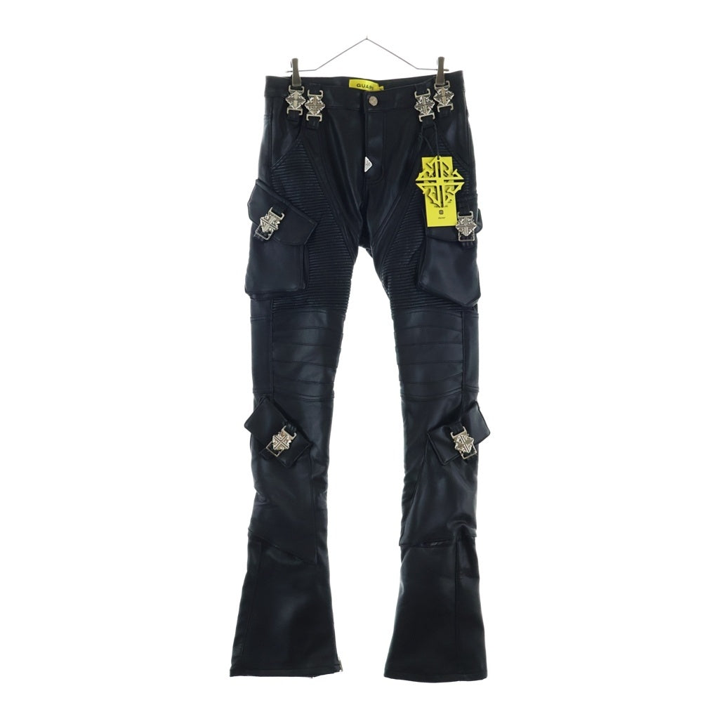 GUAPI(グアピ) BLACK OPS LEATHER PANTS ブラックオプス レザーパンツ 26WO-GP-SS03 ブラック
