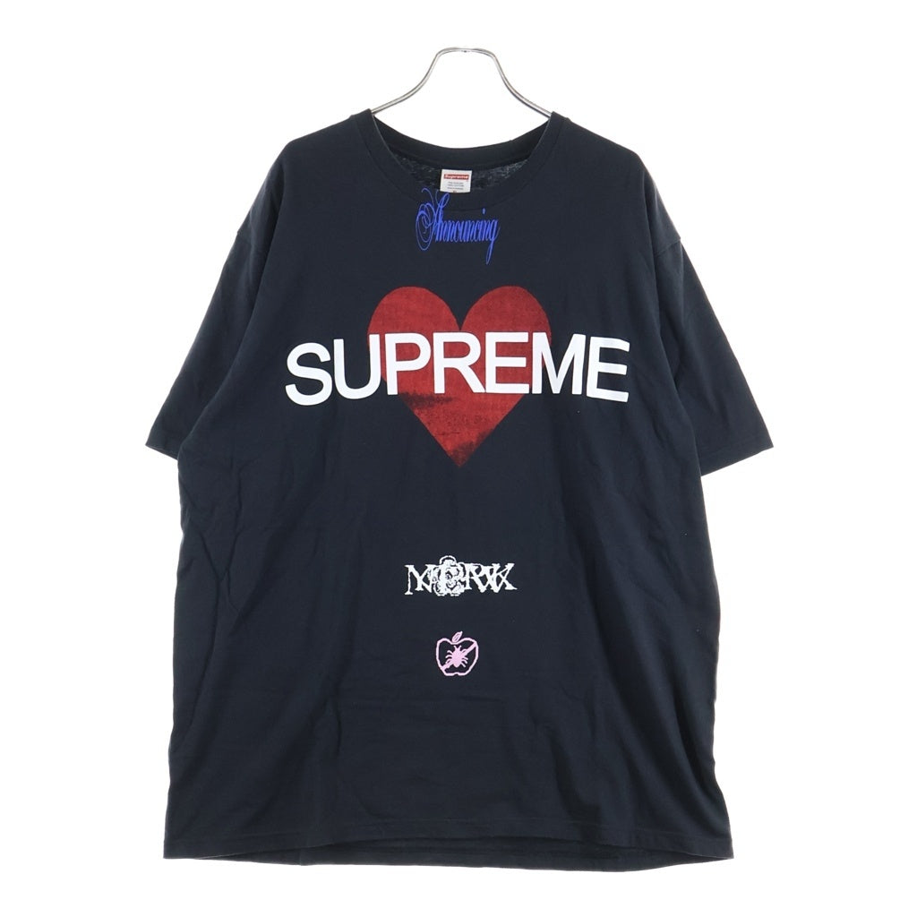 SUPREME(シュプリーム) 25SS Anoouncing Tee アナウシング クルーネック半袖Tシャツ ブラック