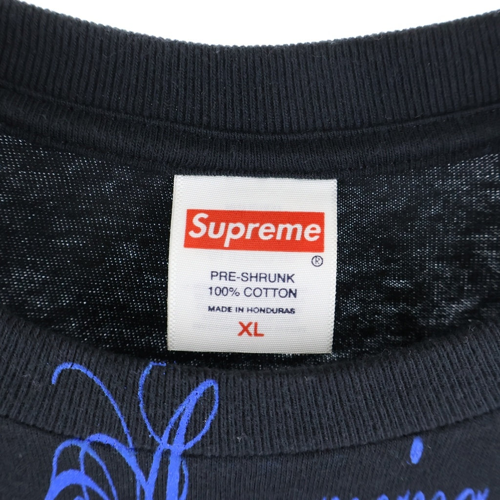 SUPREME(シュプリーム) 25SS Anoouncing Tee アナウシング クルーネック半袖Tシャツ ブラック