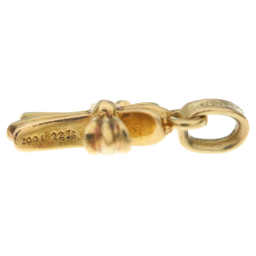 CHROME HEARTS(クロムハーツ) 22K CRS BBYFAT ベイビーファットクロス ペンダントトップ ゴールドBCA037