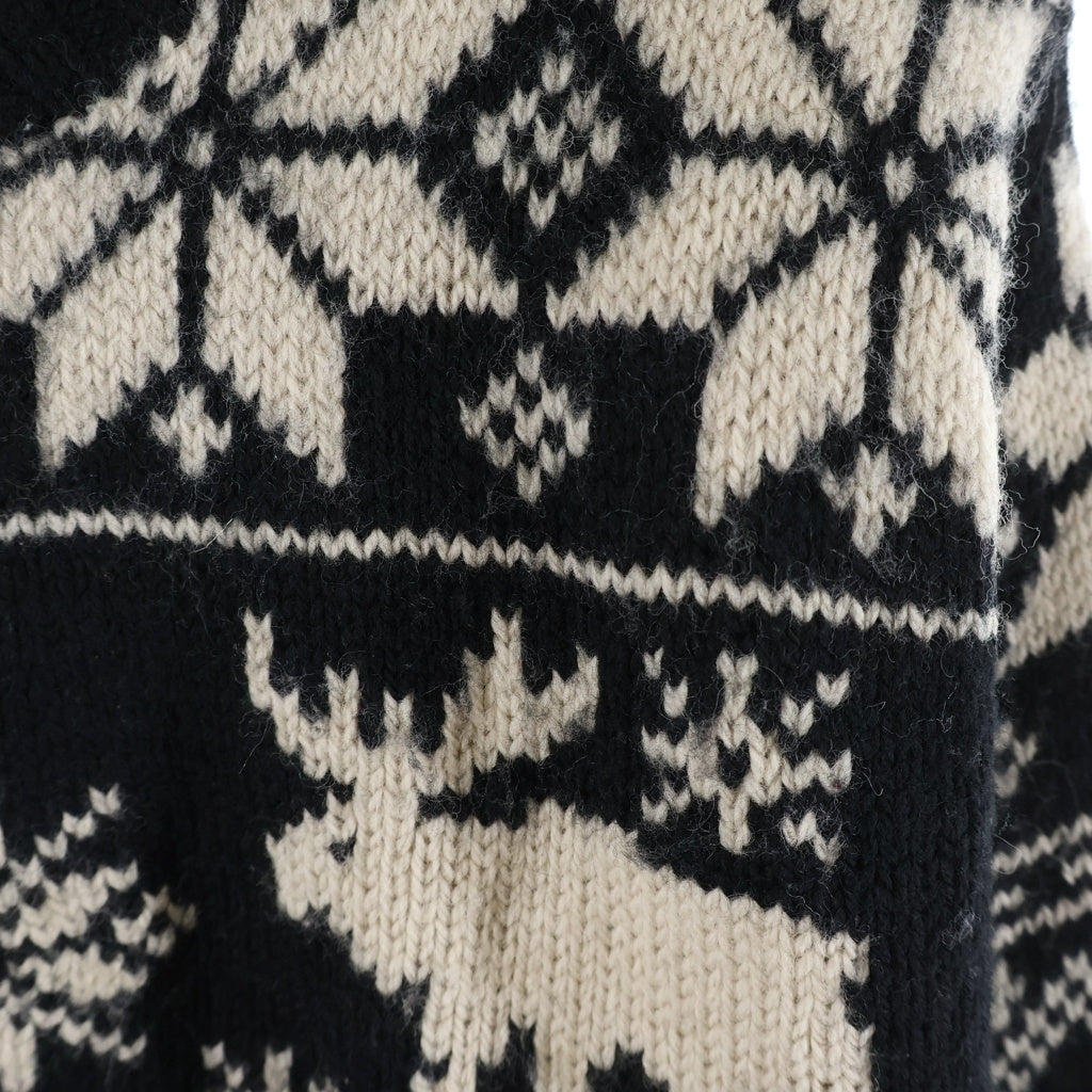 POLO RALPH LAUREN(ポロラルフローレン) Nordic wool knit sweater ノルディック ウール 0105863ABC ニット ブラック