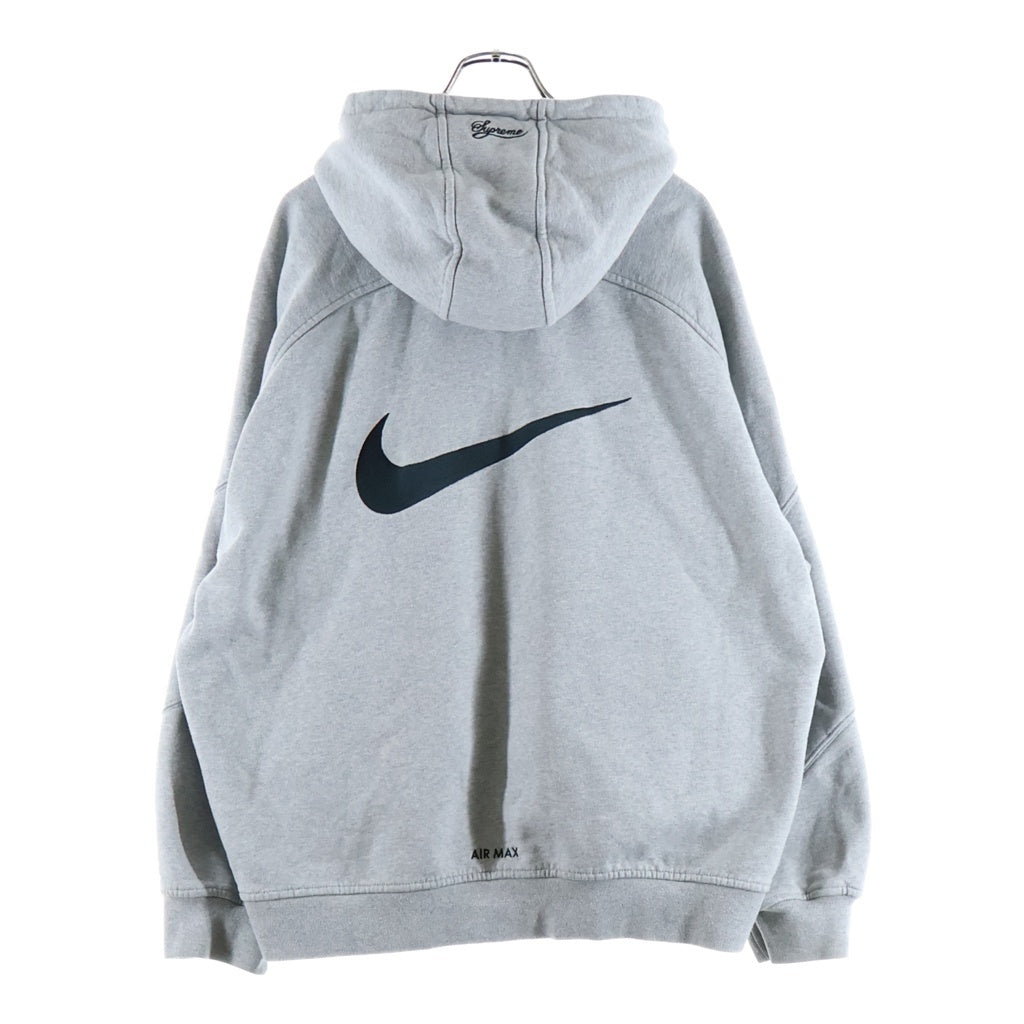SUPREME(シュプリーム) 25SS x Nike Zip Up Hooded Sweatshirt ナイキ ジップアップ フーデッド スウェットパーカー グレー