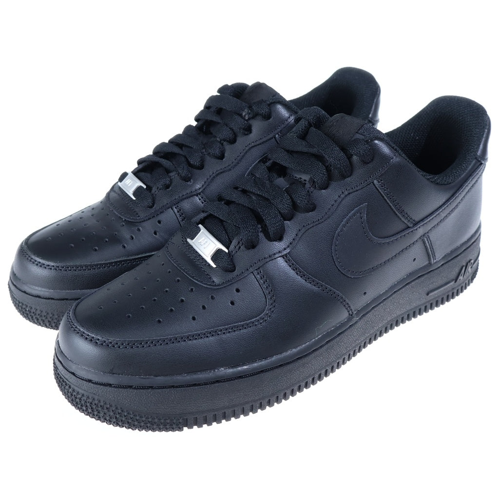 NIKE(ナイキ) Air Force 1 Low '07 Black/Black DD8958-001 エアフォース1 ローカットスニーカー シューズ ブラック US9/26cm