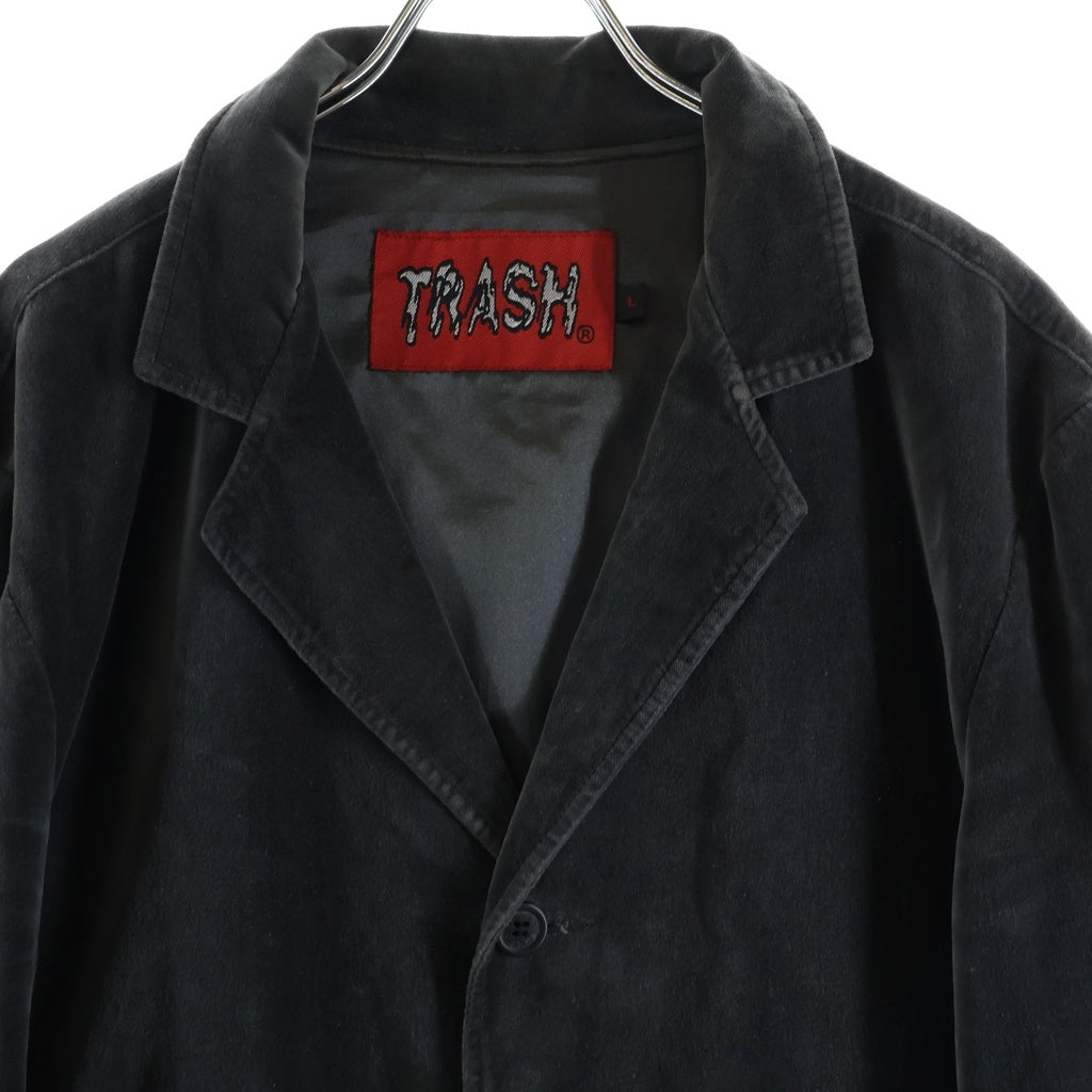 VINTAGE(ヴィンテージ) 90s-00s Tripp Nyc TRASH トリップニューヨーク ベロア テーラードジャケット グレー
