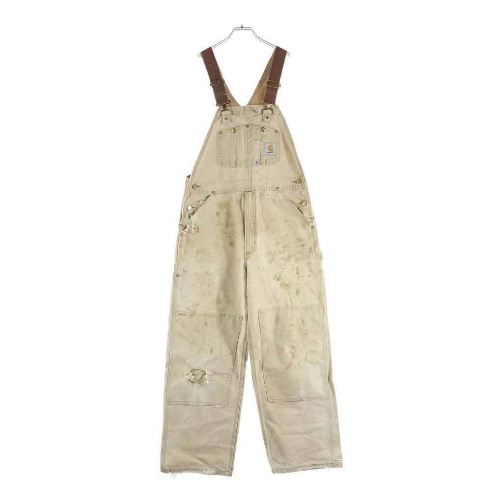CARHARTT(カーハート) 00s ダブルニー ダック R01 BRN オーバーオール ベージュ