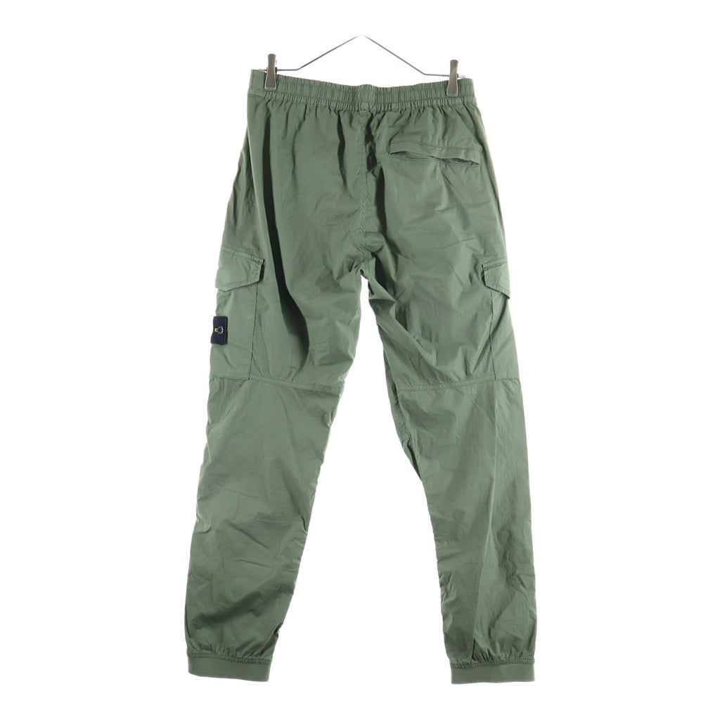 STONE ISLAND(ストーンアイランド) 20SS COTTON POPLIN STREACH CARGO PANTS ジョガーパンツ カーキ 721531403