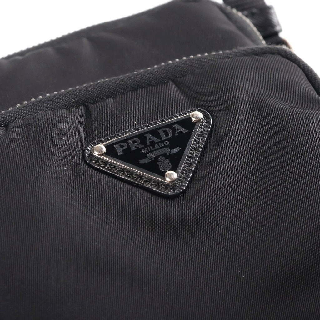 PRADA(プラダ) Re-Nylon ショルダーポーチ スマートフォンケース ブラック 2ZT024 レディース