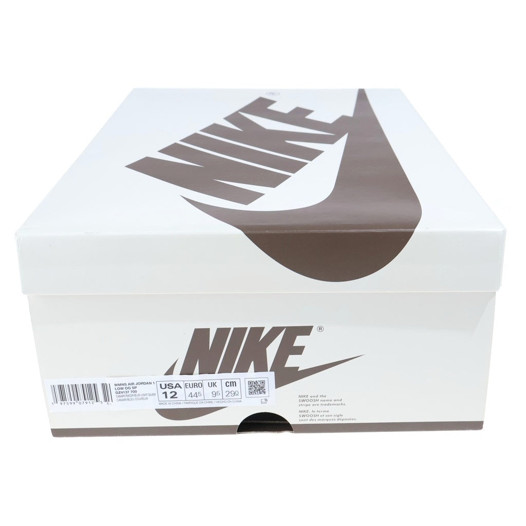 NIKE(ナイキ) ×TRAVIS SCOTT WMNS AIR JORDAN 1 RETRO LOW OG CANARY トラヴィススコット ウィメンズ エアジョーダン1 ローカットスニーカー DZ4137-700 イエロー