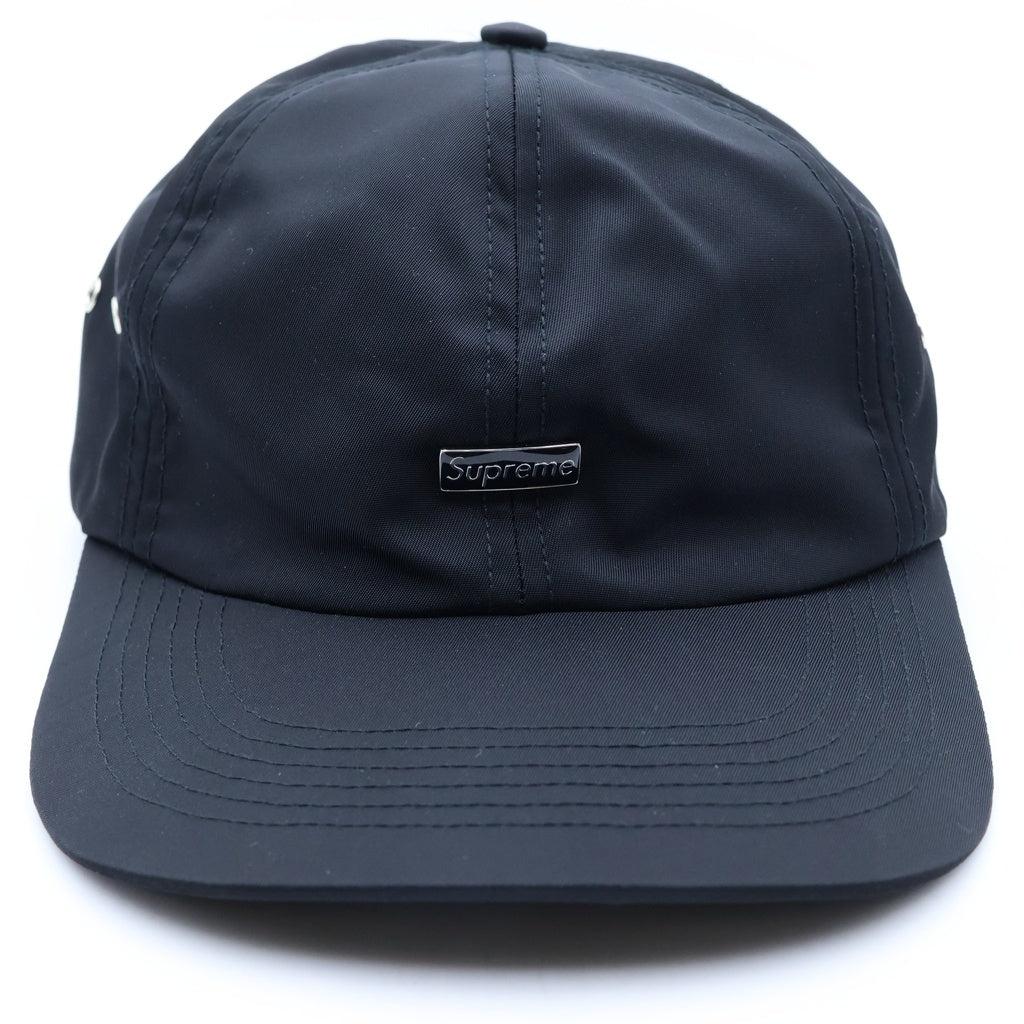 SUPREME(シュプリーム) 24AW Enamel Small Box Logo 6Panel エナメル スモールボックスロゴ キャップ ブラック