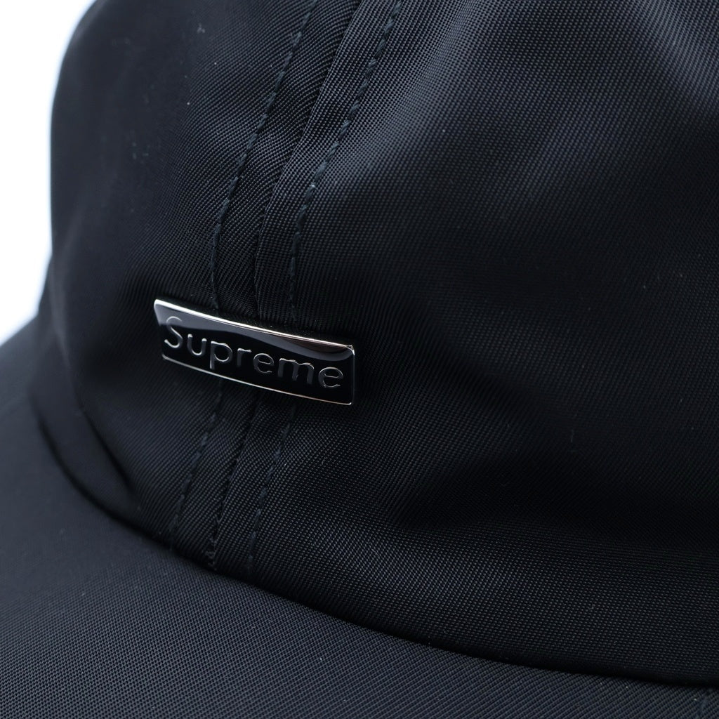 SUPREME(シュプリーム) 24AW Enamel Small Box Logo 6Panel エナメル スモールボックスロゴ キャップ ブラック