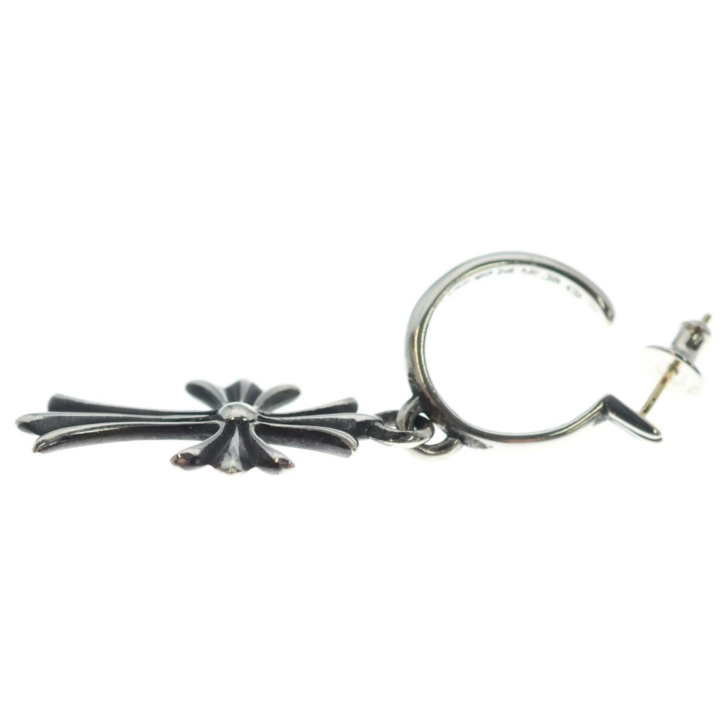CHROME HEARTS(クロムハーツ) TINY CH CROSS タイニーCHクロス フープピアス シルバー BCA115