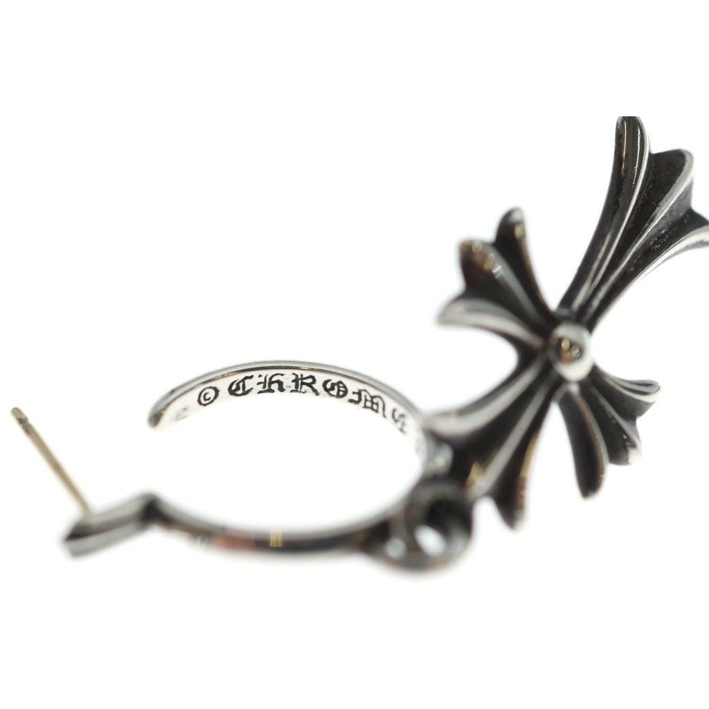 CHROME HEARTS(クロムハーツ) TINY CH CROSS タイニーCHクロス フープピアス シルバー BCA115