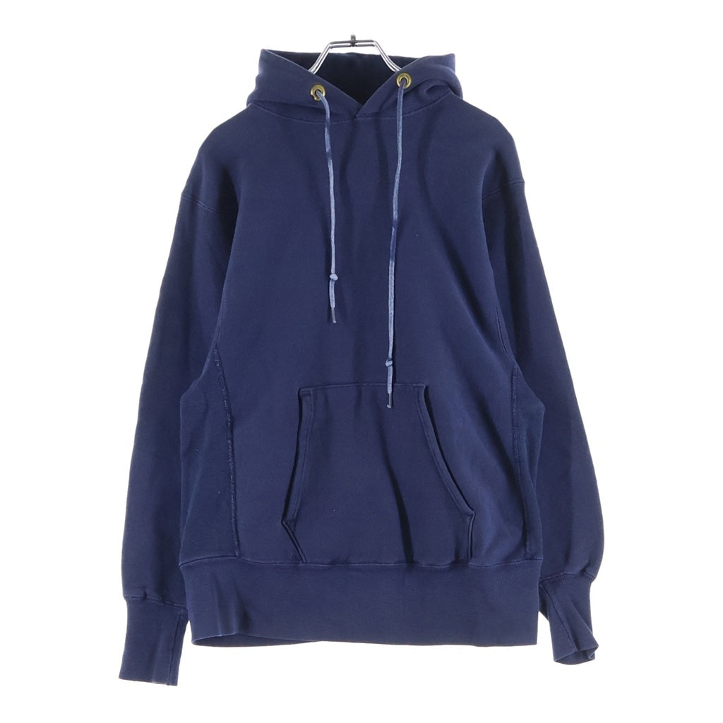 CHAMPION(チャンピオン) 70s VINTAGE 単色タグ後期 コットンアクリル 完全目無 REVERSE WEAVE リバースウィーブ パーカー ネイビー