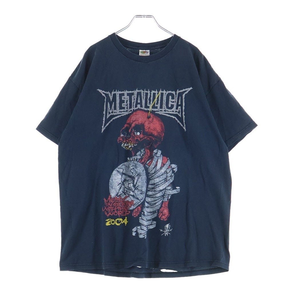 VINTAGE(ヴィンテージ) 00s 2004 Madly in Anger with the World Tour メタリカ クルーネックTシャツ ブラック