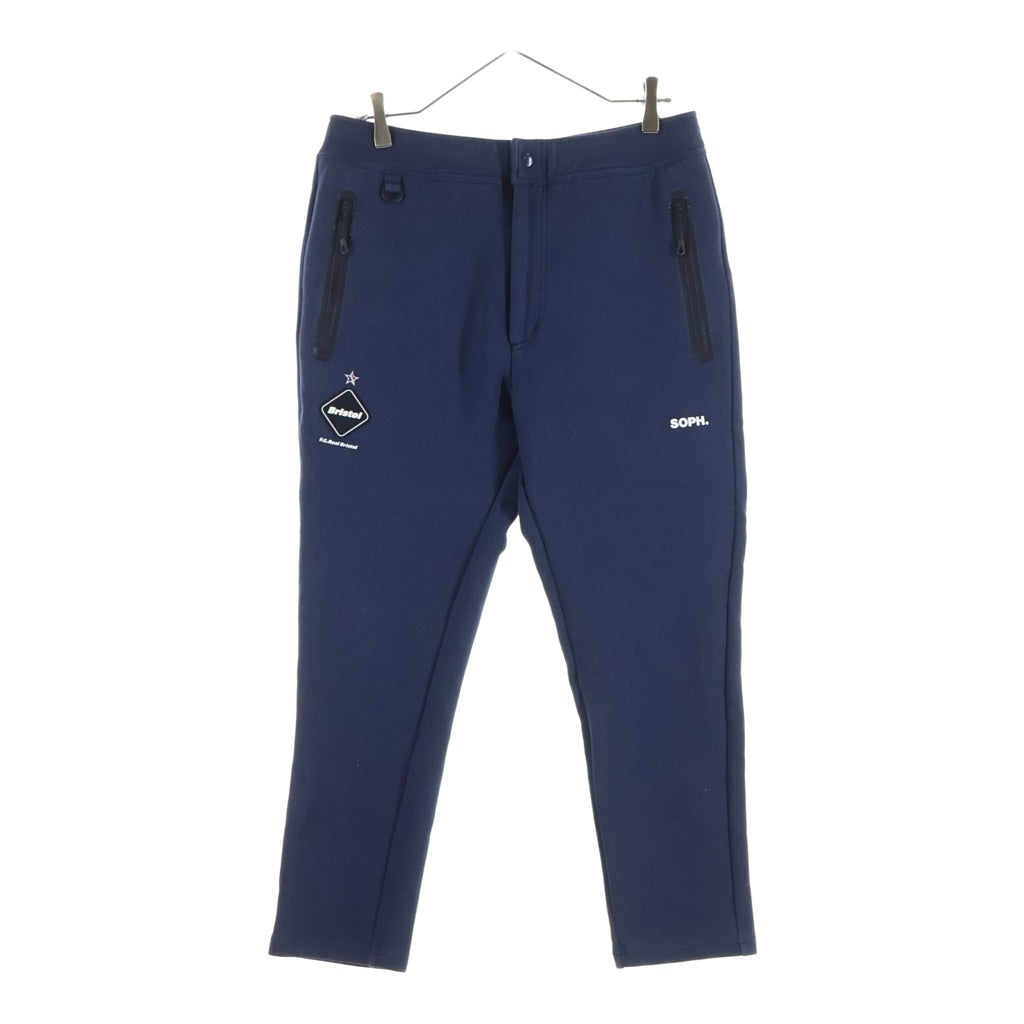 F.C.R.B./F.C.Real Bristol/FCRB(エフシーアールビー/エフシーレアルブリストル) 21AW MLB TOUR FLAT HEM TRAINING PANTS スウェット ジョガーパンツ ネイビー FCRB-212010