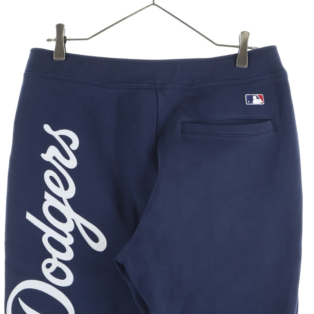 F.C.R.B./F.C.Real Bristol/FCRB(エフシーアールビー/エフシーレアルブリストル) 21AW MLB TOUR FLAT HEM TRAINING PANTS スウェット ジョガーパンツ ネイビー FCRB-212010