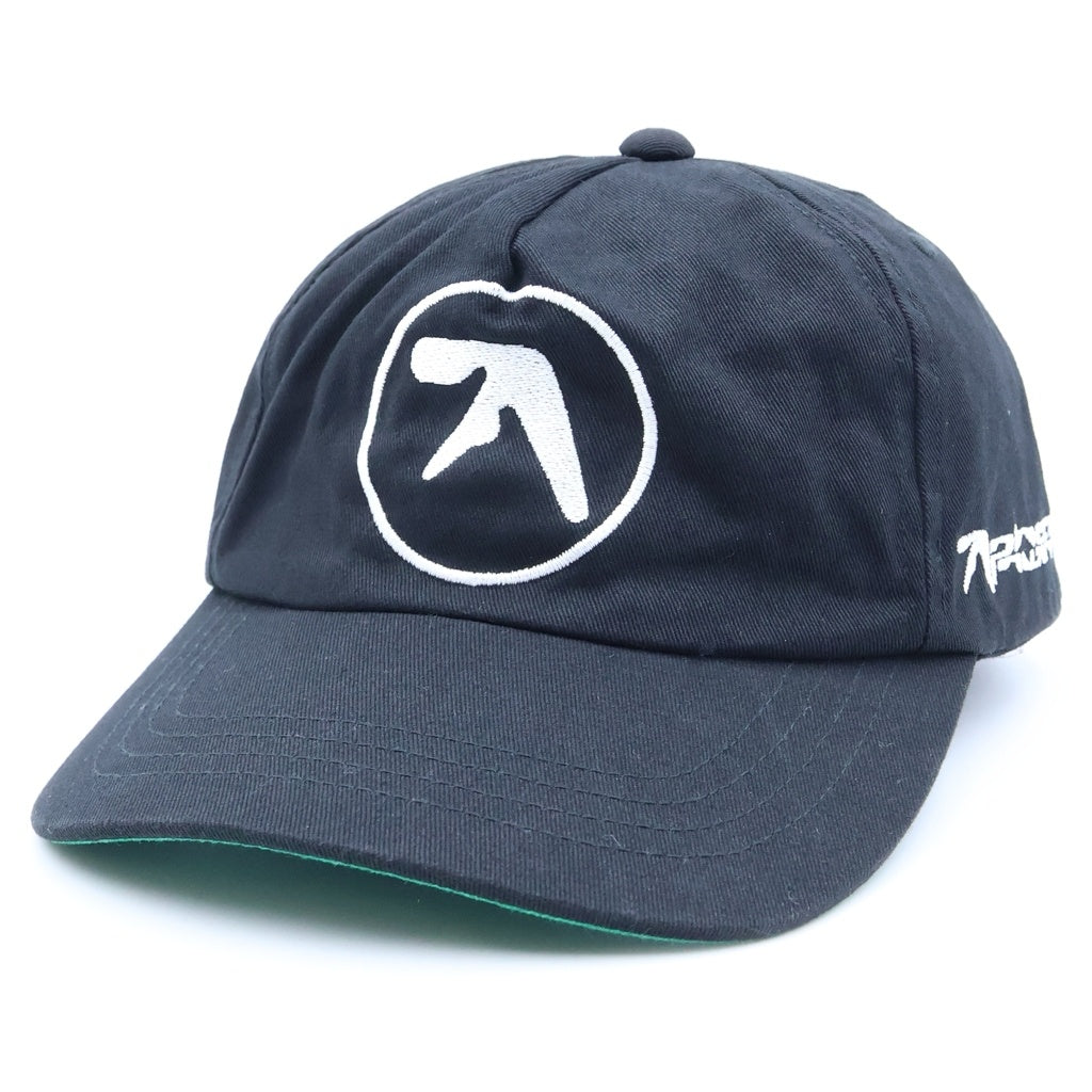 VINTAGE(ヴィンテージ) 00s APHEX TWIN エイプレックスツインズ つば裏グリーン 6パネルキャップ ブラック
