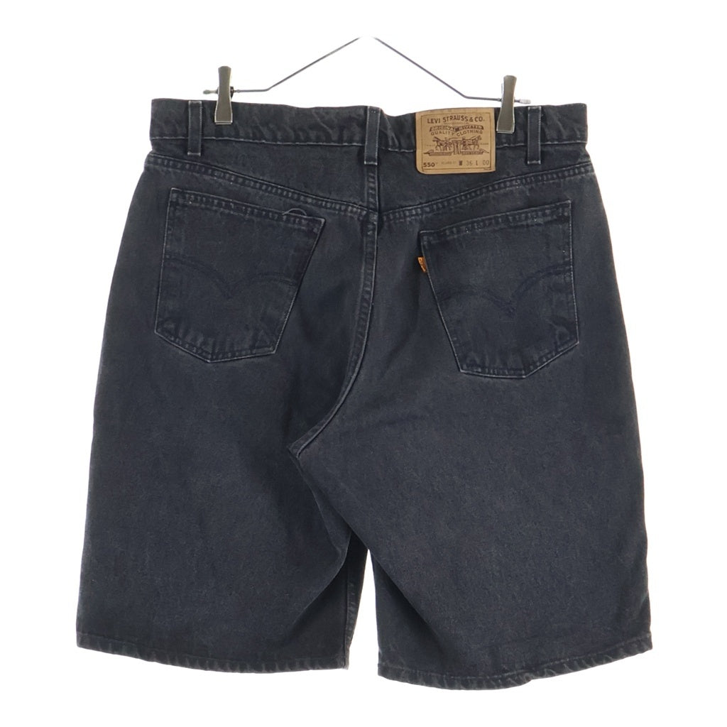 Levi's(リーバイス) 90s 550 後染め デニム ショートパンツ W36 ブラック