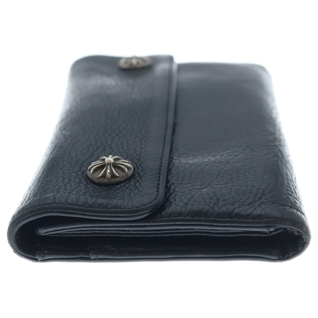 CHROME HEARTS(クロムハーツ) WAVE ウェーブ レザーウォレット 財布 ブラック