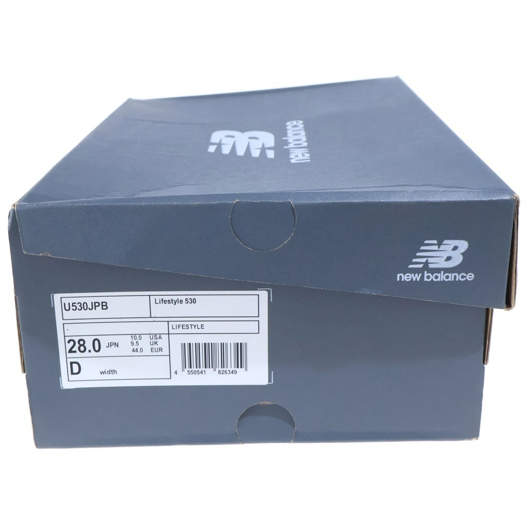 New Balance(ニューバランス) U530 BLACK U530JPB US10/28cm ローカットスニーカー ブラック