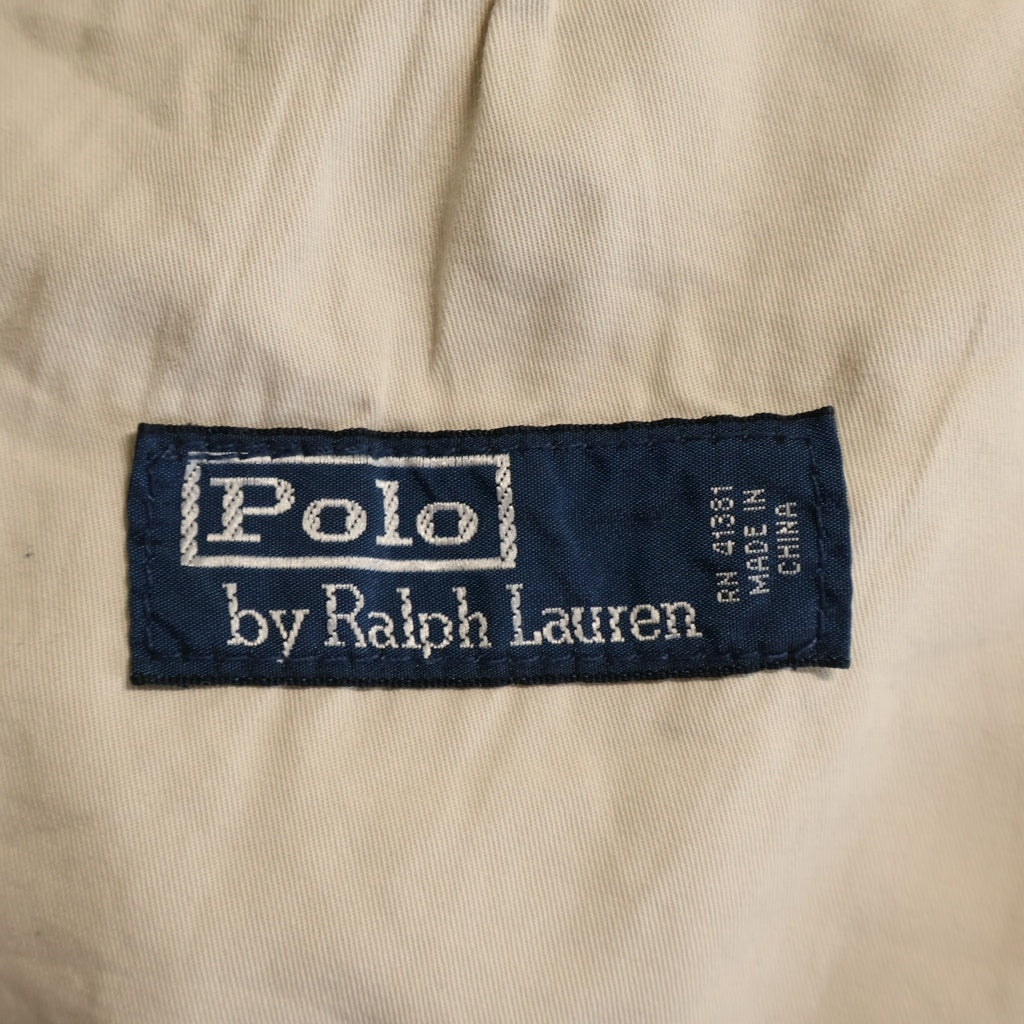POLO RALPH LAUREN(ポロラルフローレン) 90s カーゴポケット マップポケット カーゴパンツ ベージュ