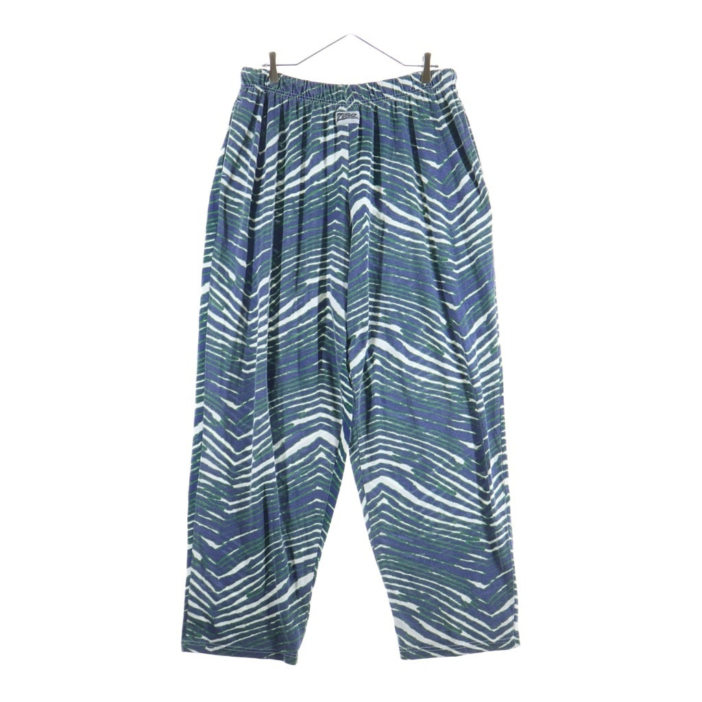 VINTAGE(ヴィンテージ) 90s-00s ZUBAZ ズバズ ゼブラ イージーパンツ ブルー/グリーン