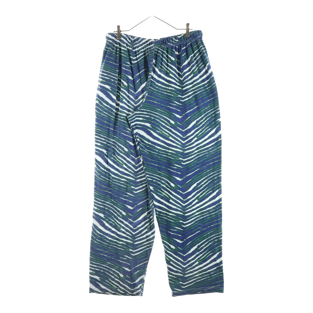 VINTAGE(ヴィンテージ) 90s-00s ZUBAZ ズバズ ゼブラ イージーパンツ ブルー/グリーン