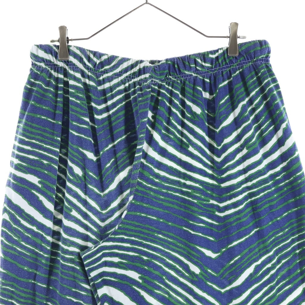 VINTAGE(ヴィンテージ) 90s-00s ZUBAZ ズバズ ゼブラ イージーパンツ ブルー/グリーン
