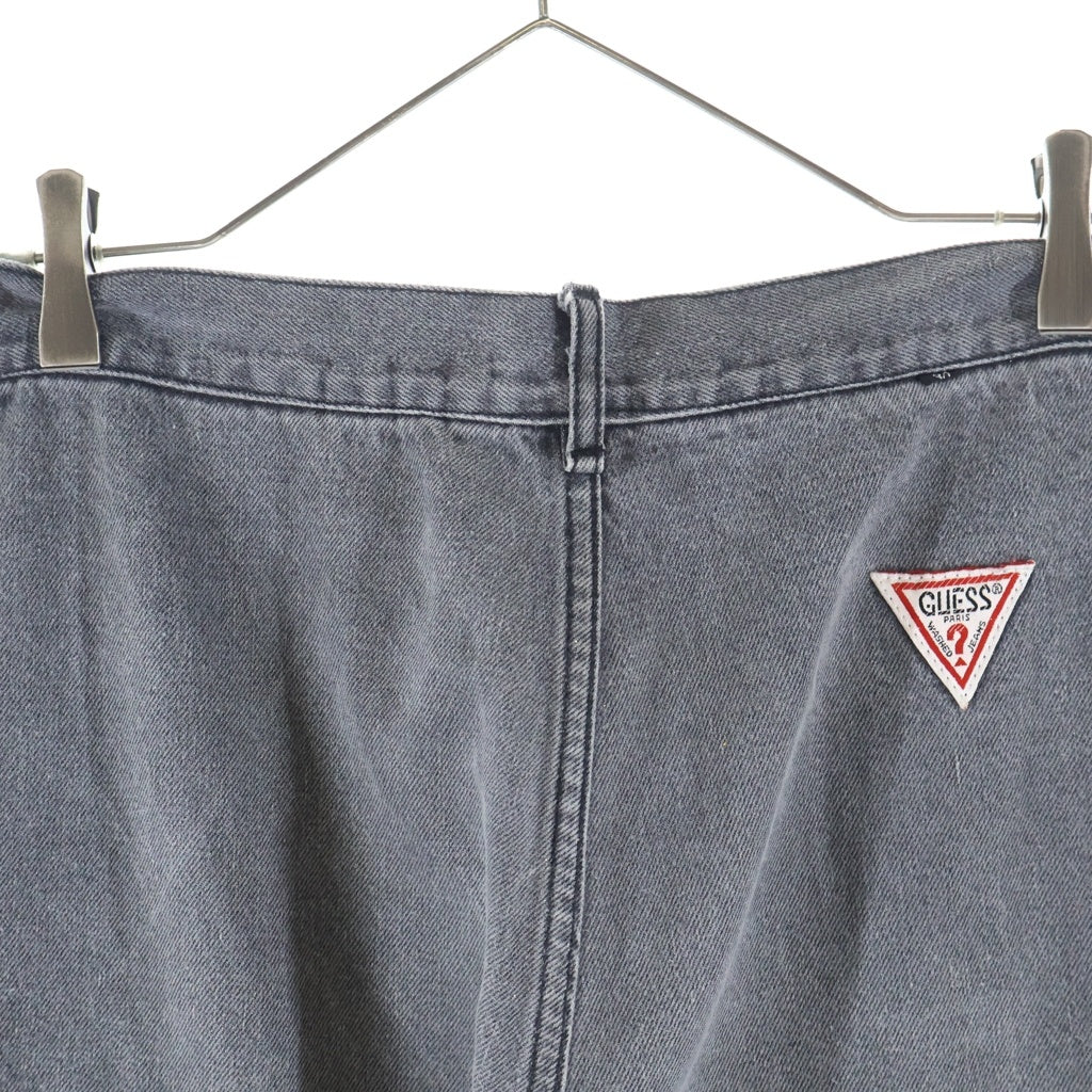 GUESS(ゲス) 90s セーラー仕様 ダブルニー デニムパンツ ブラック