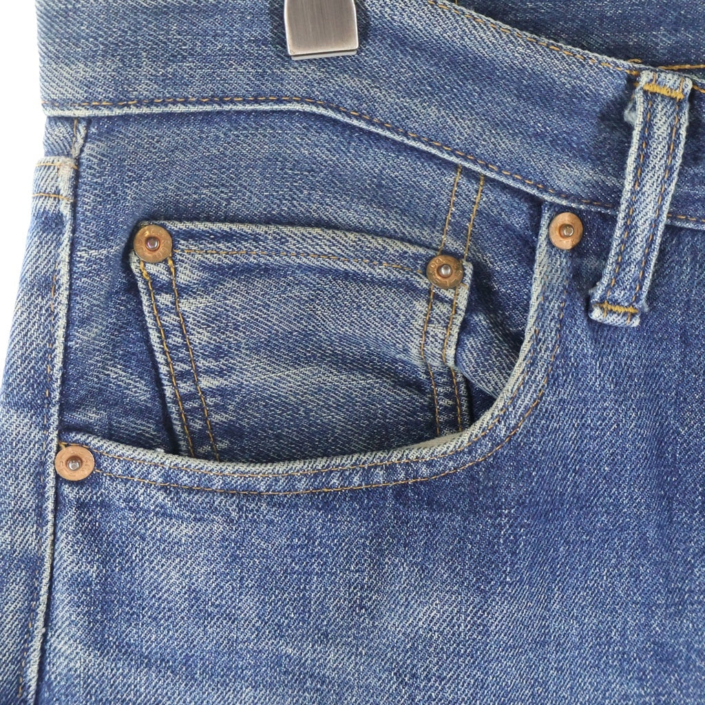 Levi's(リーバイス) 70s 66前期 ポケット裏シングル ボタン裏6 W36 L31 デニムパンツ インディゴ 501
